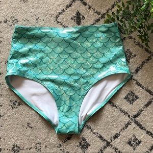 high waisted mermaid swimsuit